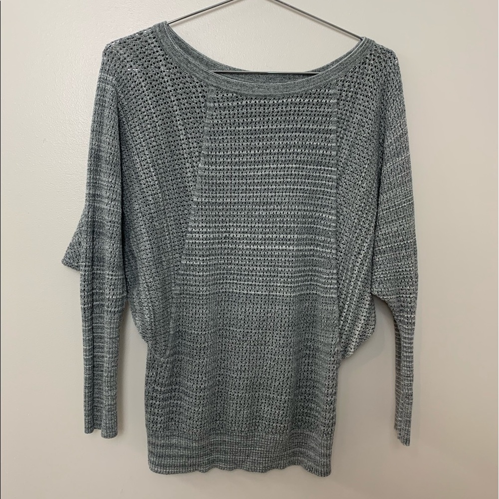 Rubbish | Open Knit Dolman Sleeve Sweater